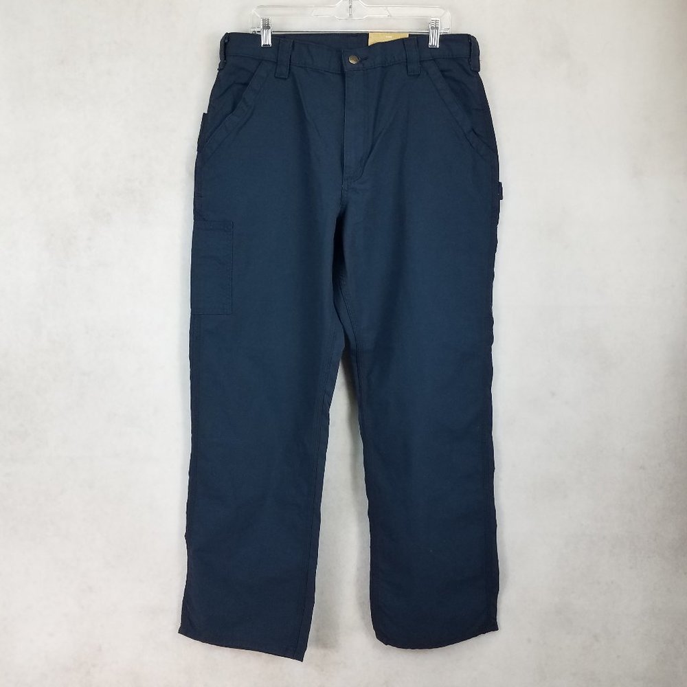 NEW Carhartt Men's 36x32 Canvas Work Utility Dungaree Pants Loose Original Fit